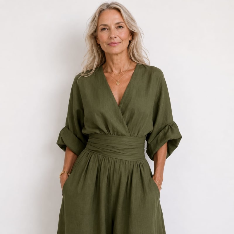 Silvana Linen Wide Leg Jumpsuit_1