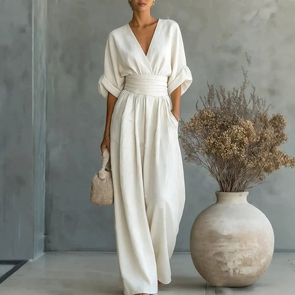 Silvana Linen Wide Leg Jumpsuit_3