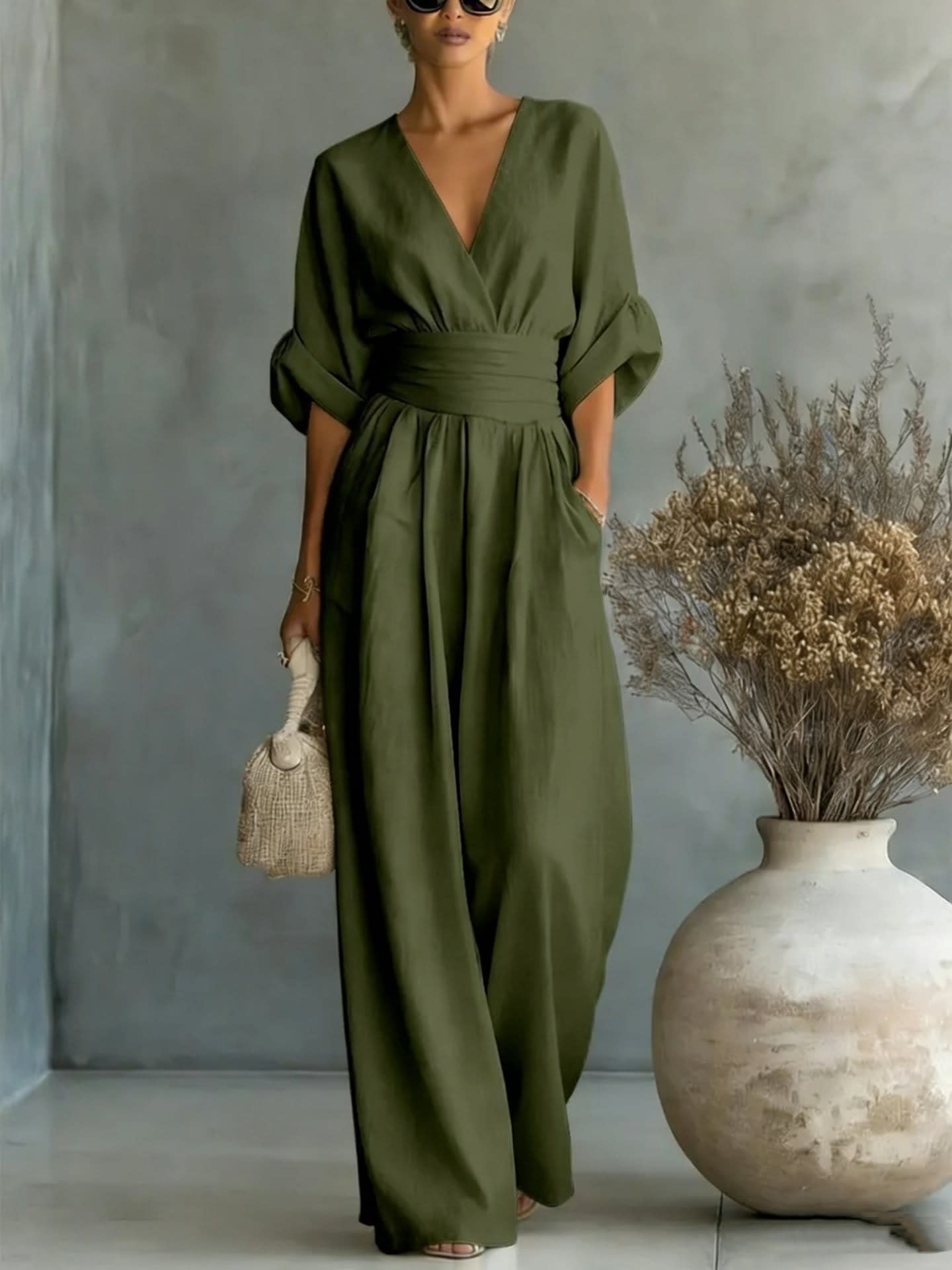 Silvana Linen Wide Leg Jumpsuit_9