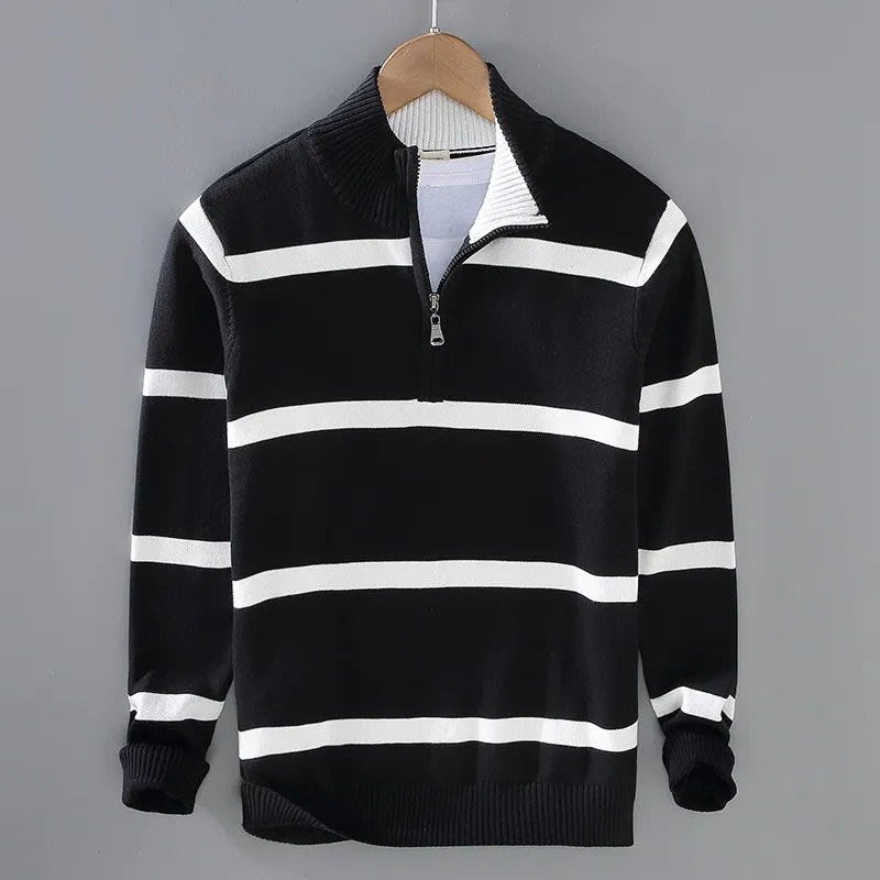 Travis Cotton Half Zip Sweater_1