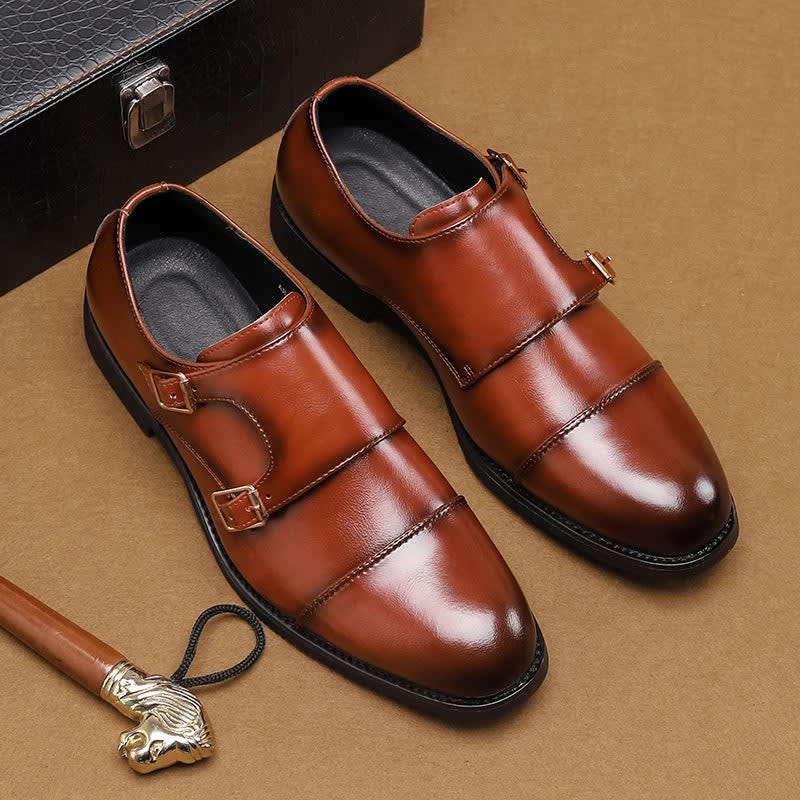 Gary Double Monk Strap Dress Shoes_5