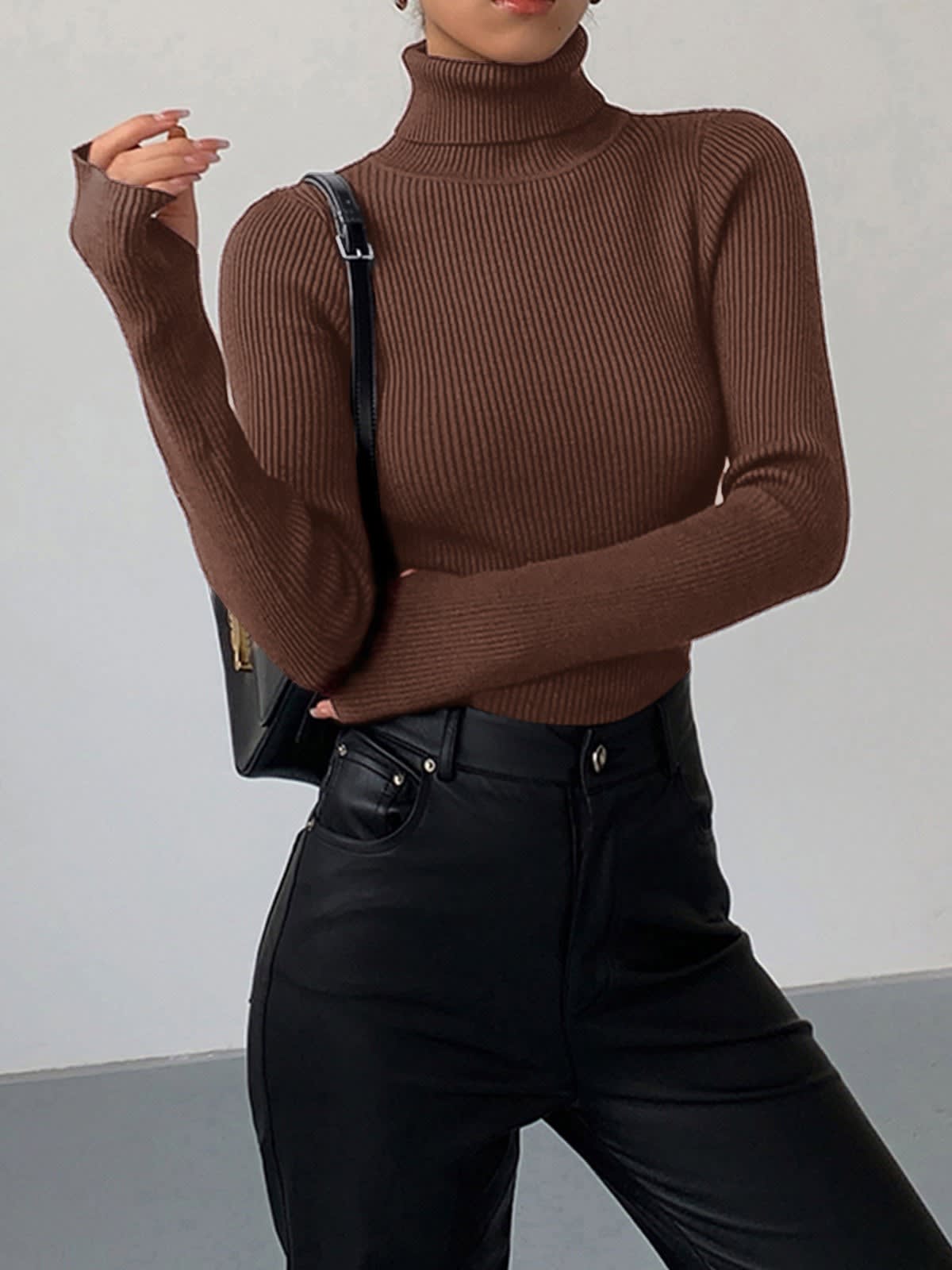 Lyric Ribbed Turtleneck Sweater_3