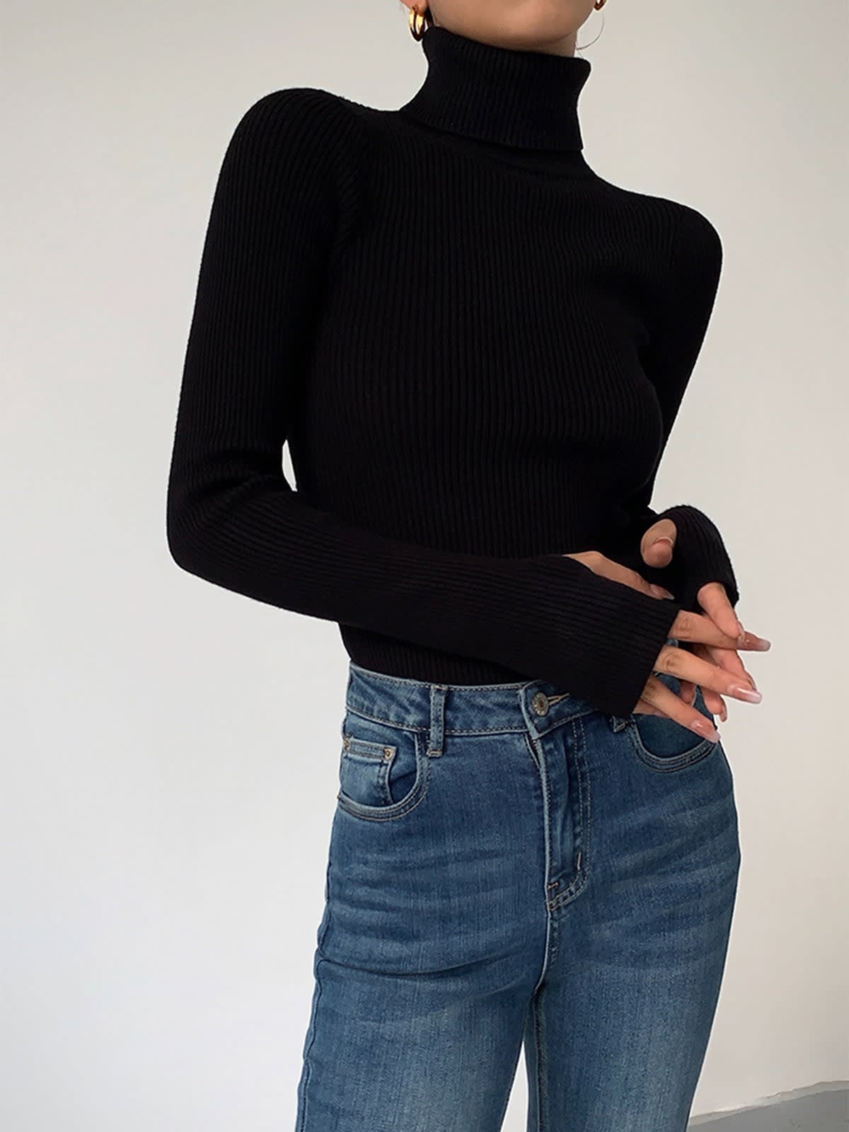 Lyric Ribbed Turtleneck Sweater_6