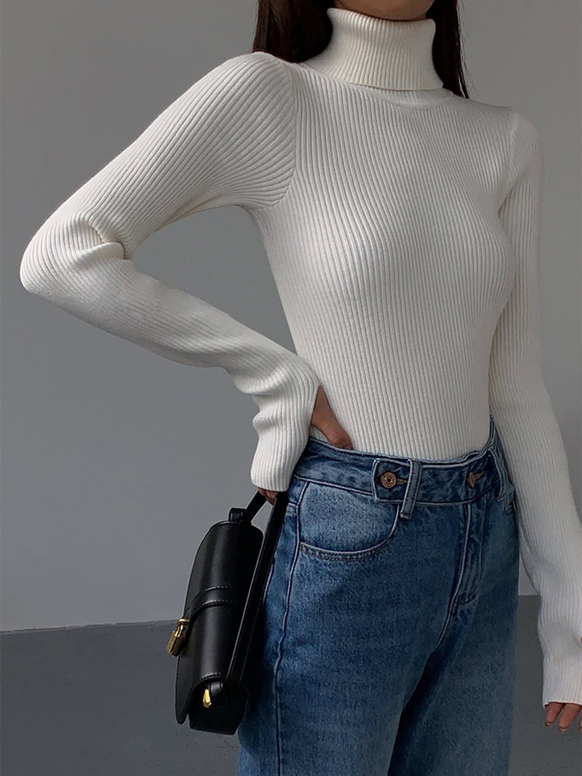 Lyric Ribbed Turtleneck Sweater_9