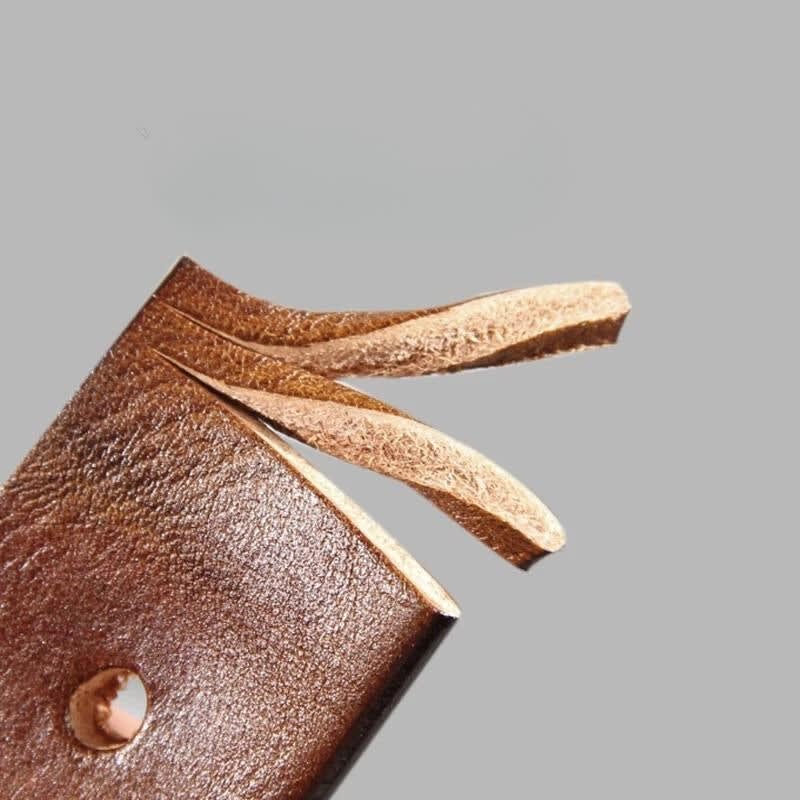 Paxton Brass Buckle Leather Belt_8