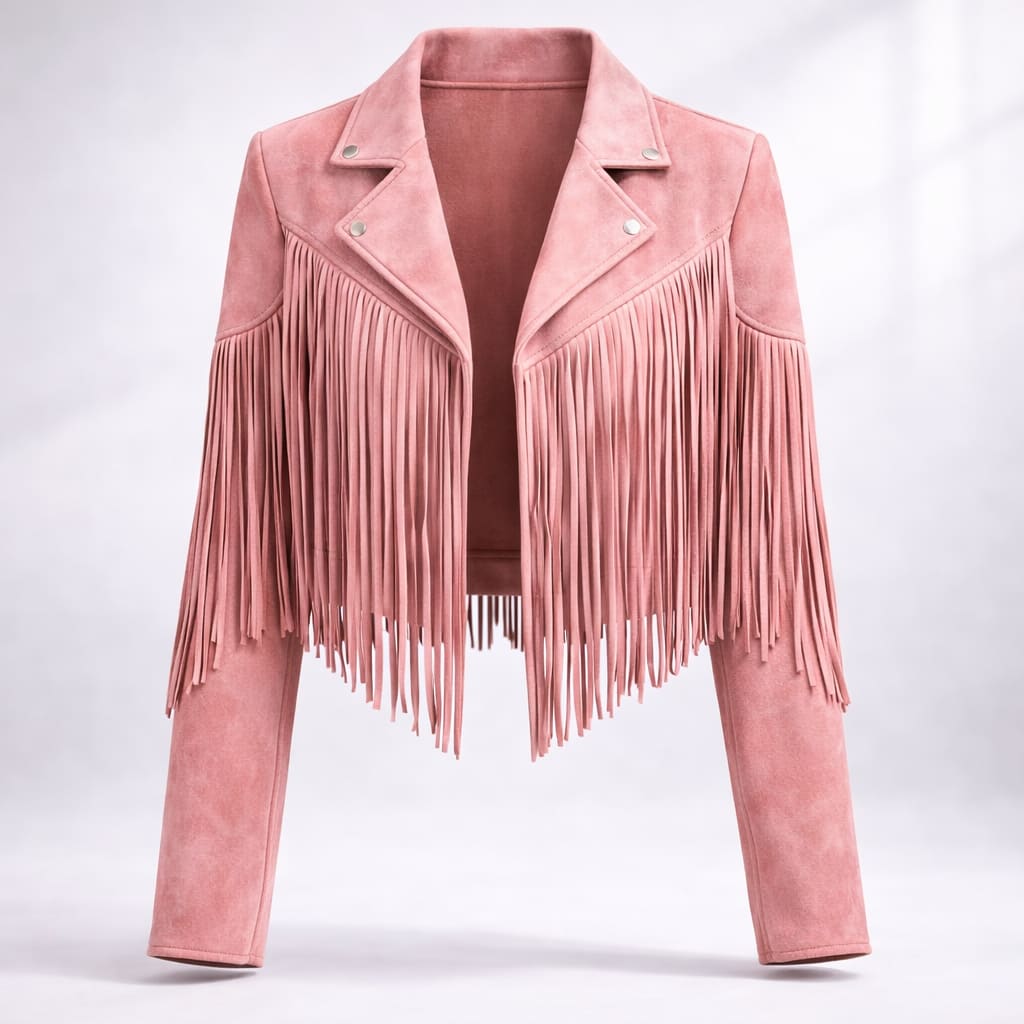 Herminia Faux Suede Fringe Jacket_11