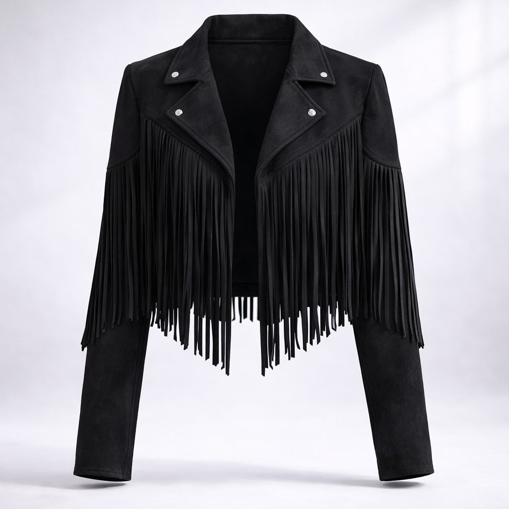 Herminia Faux Suede Fringe Jacket_12