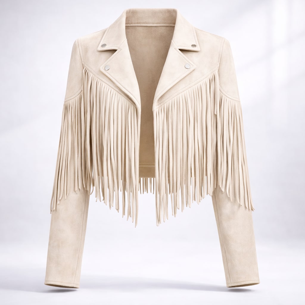 Herminia Faux Suede Fringe Jacket_13