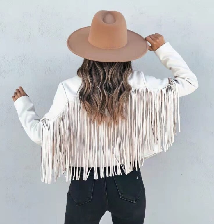 Herminia Faux Suede Fringe Jacket_4