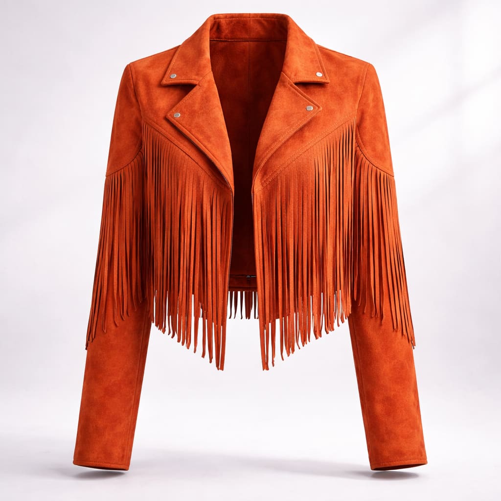 Herminia Faux Suede Fringe Jacket_9