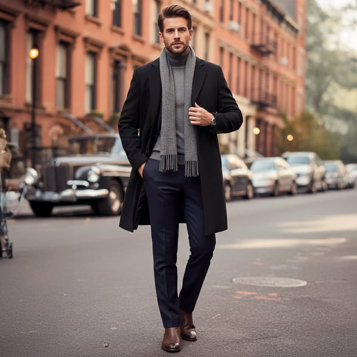 Jeffrey Longline Single Breasted Overcoat_11