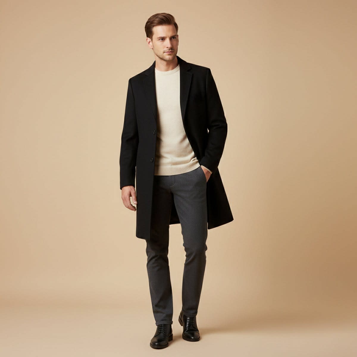 Jeffrey Longline Single Breasted Overcoat_2