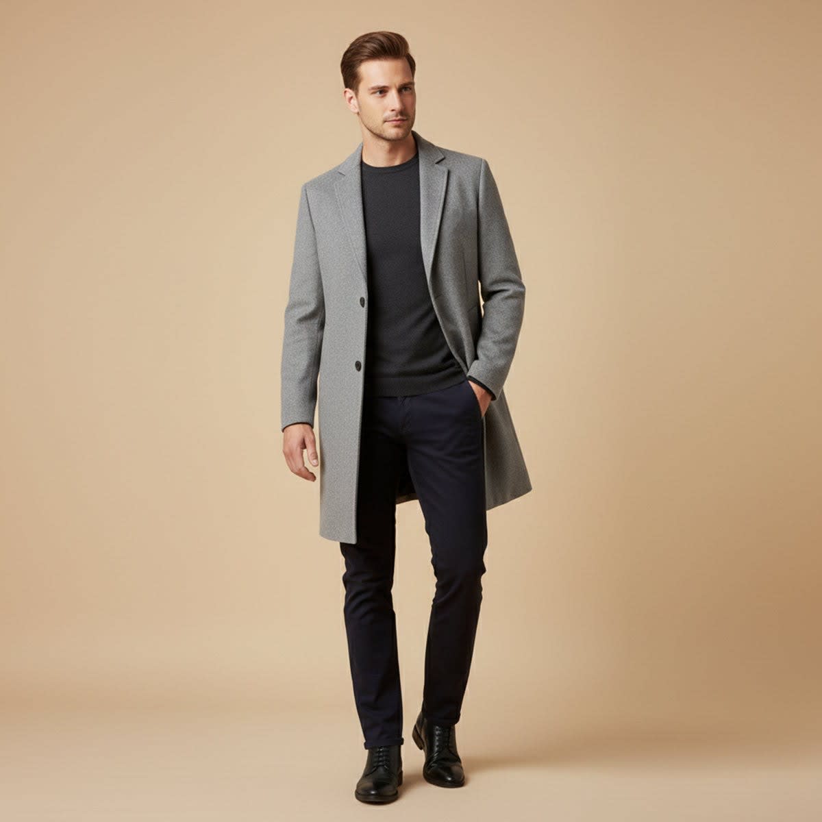 Jeffrey Longline Single Breasted Overcoat_8