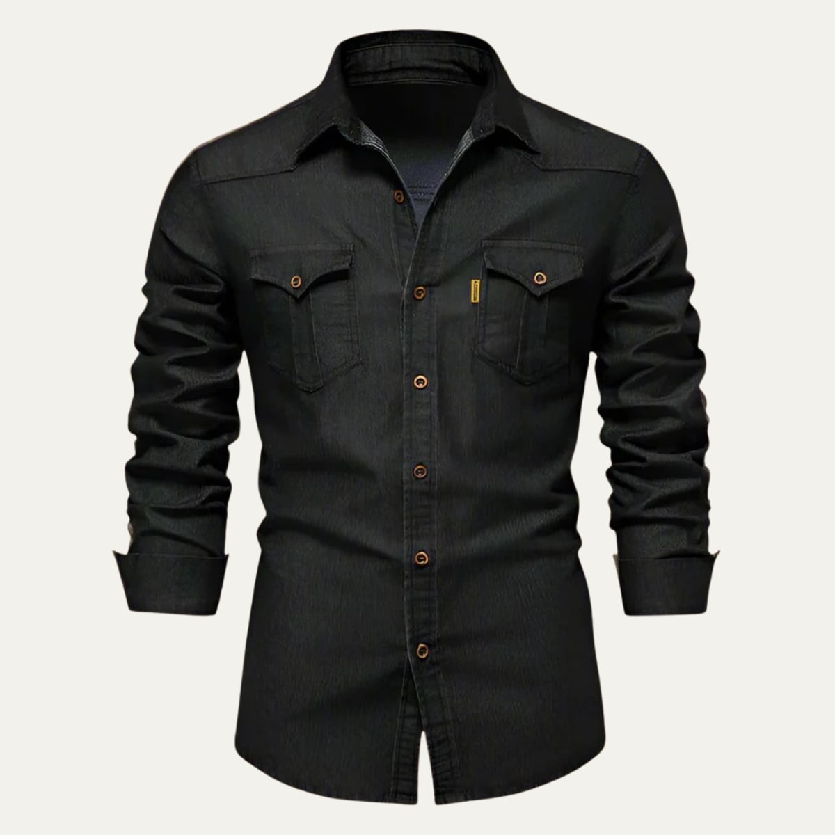 Jake Stretch Denim Shirt_5