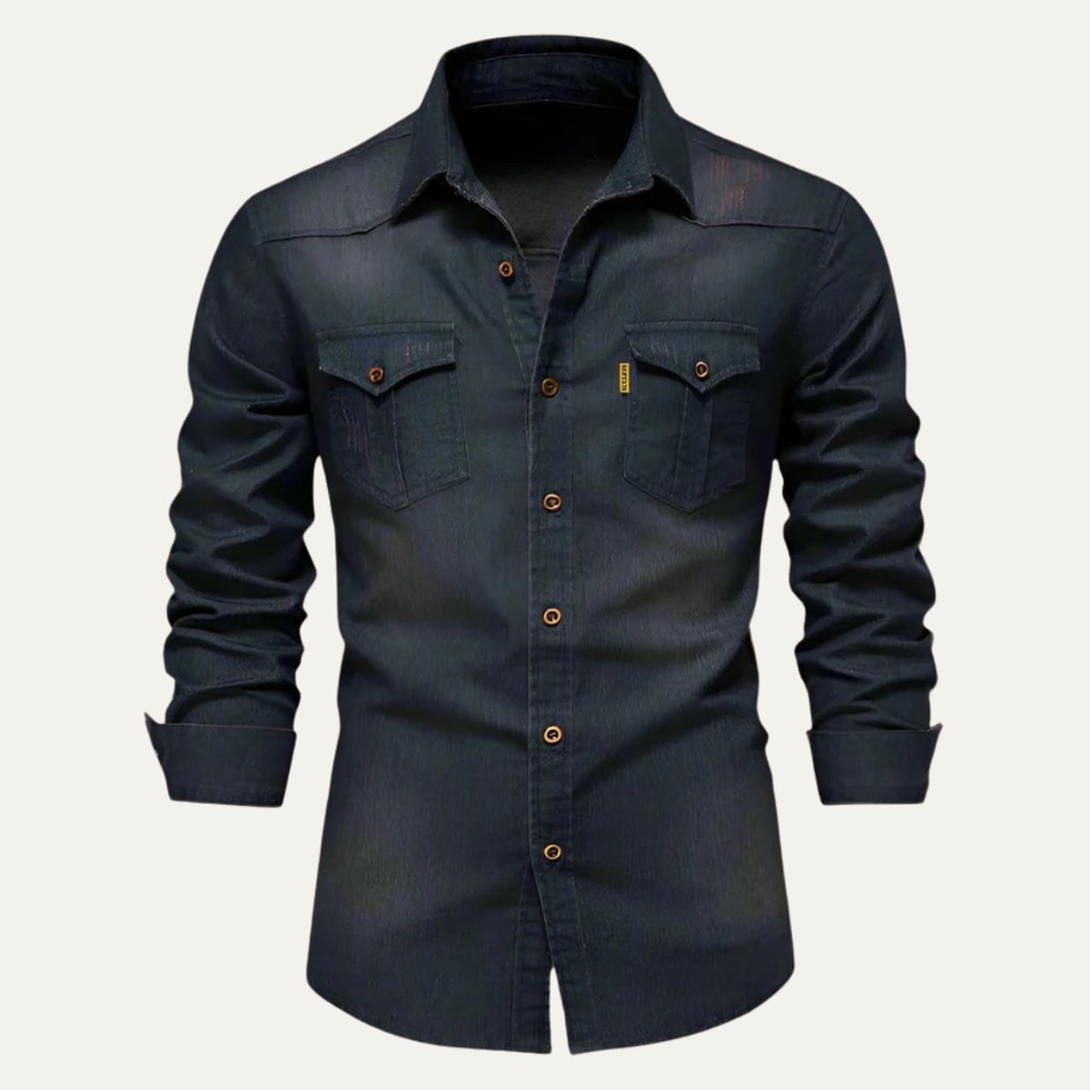 Jake Stretch Denim Shirt_7