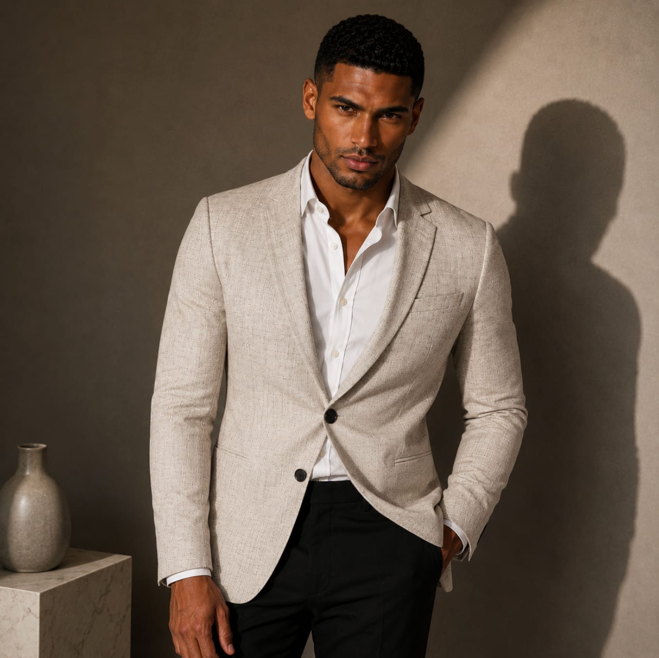 Gideon Slim Fit Single Breasted Blazer_6