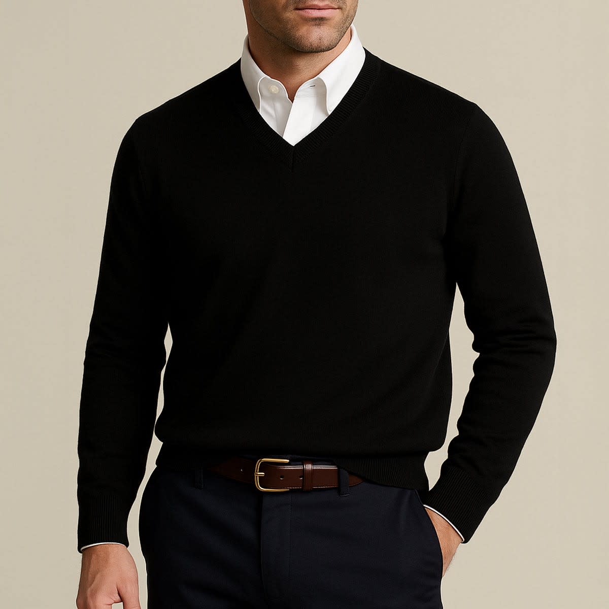 Preston Cashmere V-Neck Sweater_10