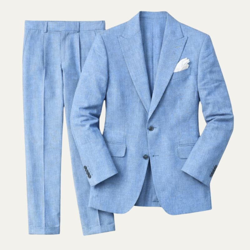 Arturo Linen Blend Slim Fit Suit_1