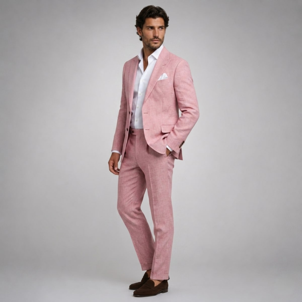 Arturo Linen Blend Slim Fit Suit_12