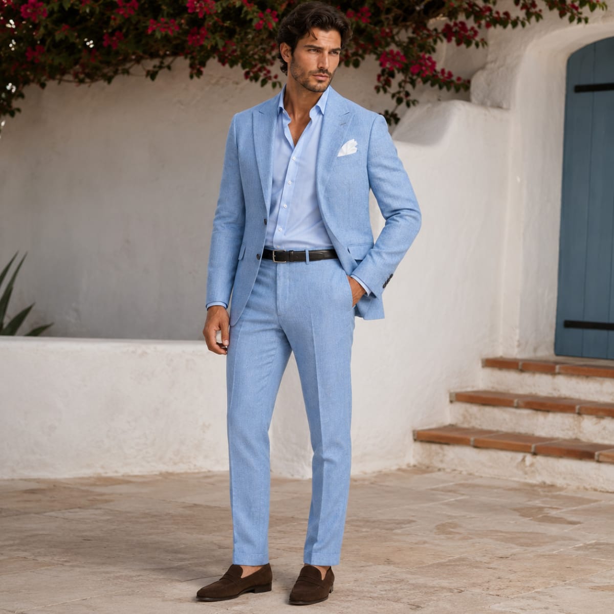 Arturo Linen Blend Slim Fit Suit_13