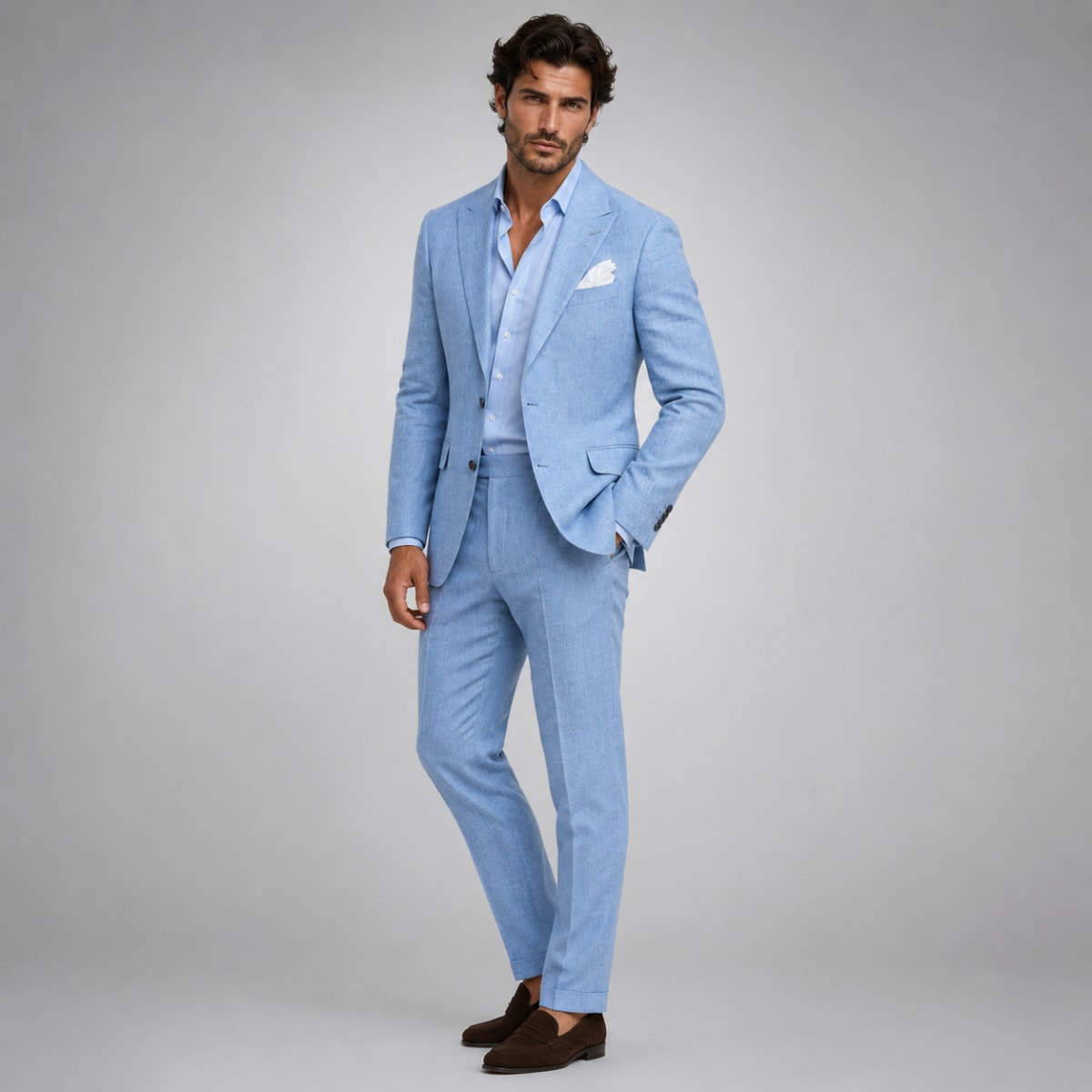 Arturo Linen Blend Slim Fit Suit_2