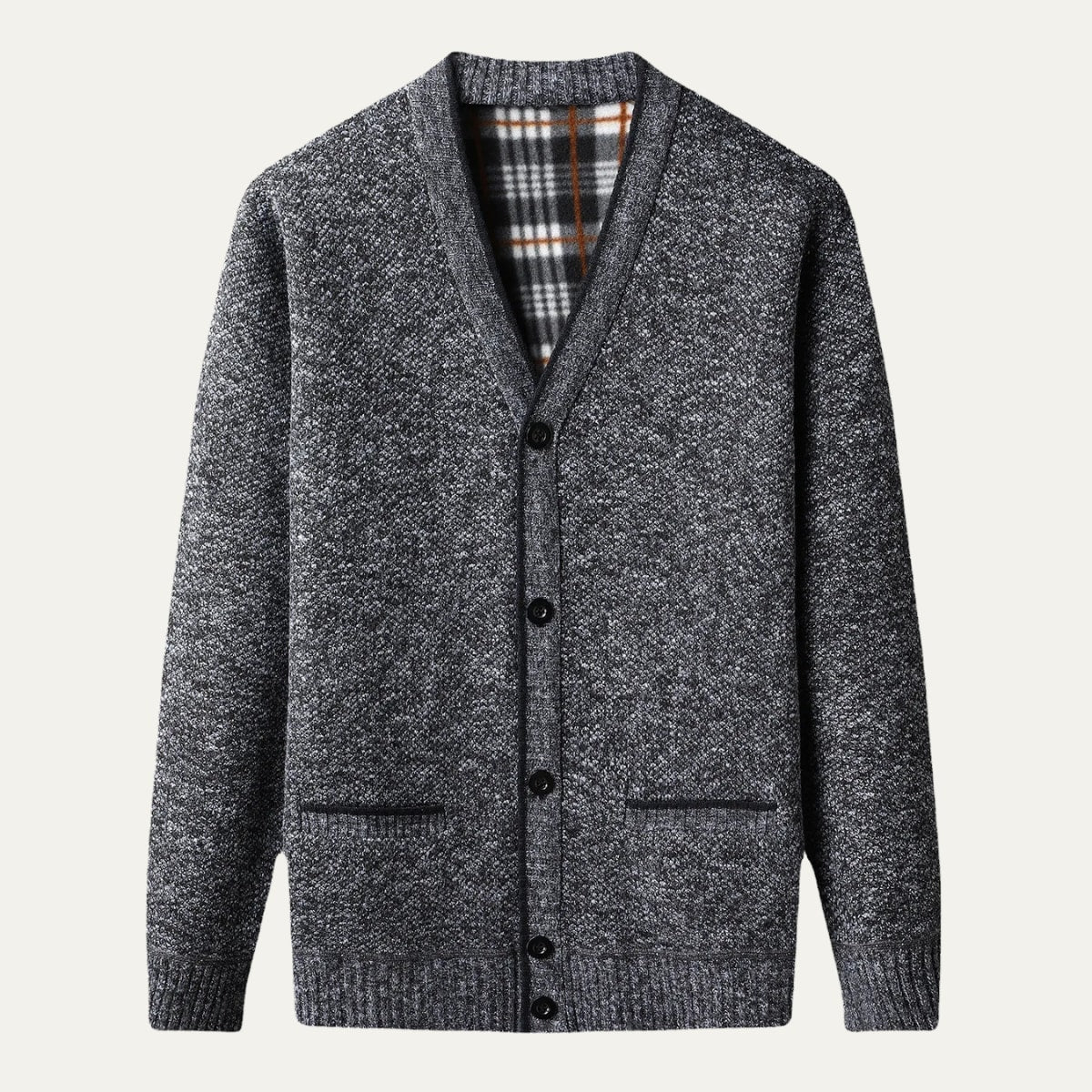 Hugh Fleece Lined Knit Cardigan_3