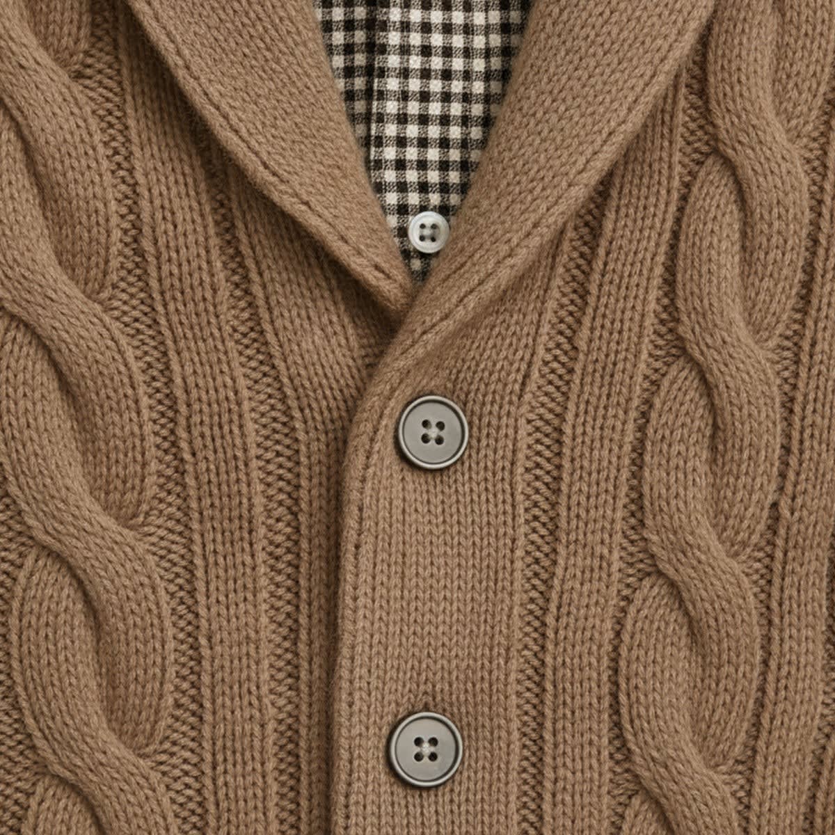 Jamal Merino Wool Shawl Collar Cardigan_4