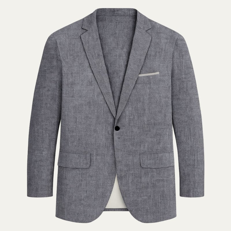Emory Slim Fit Linen Blazer_1