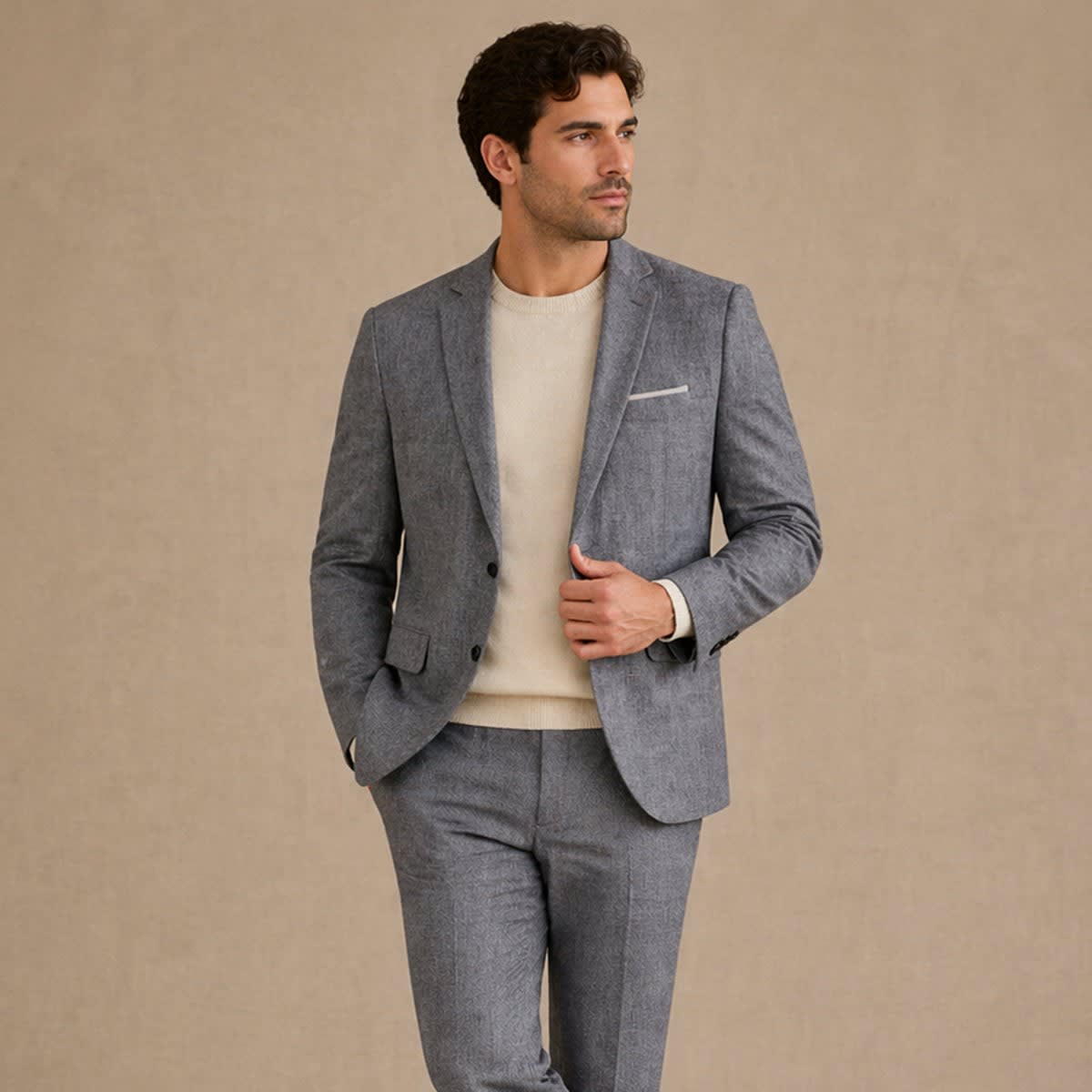 Emory Slim Fit Linen Blazer_2