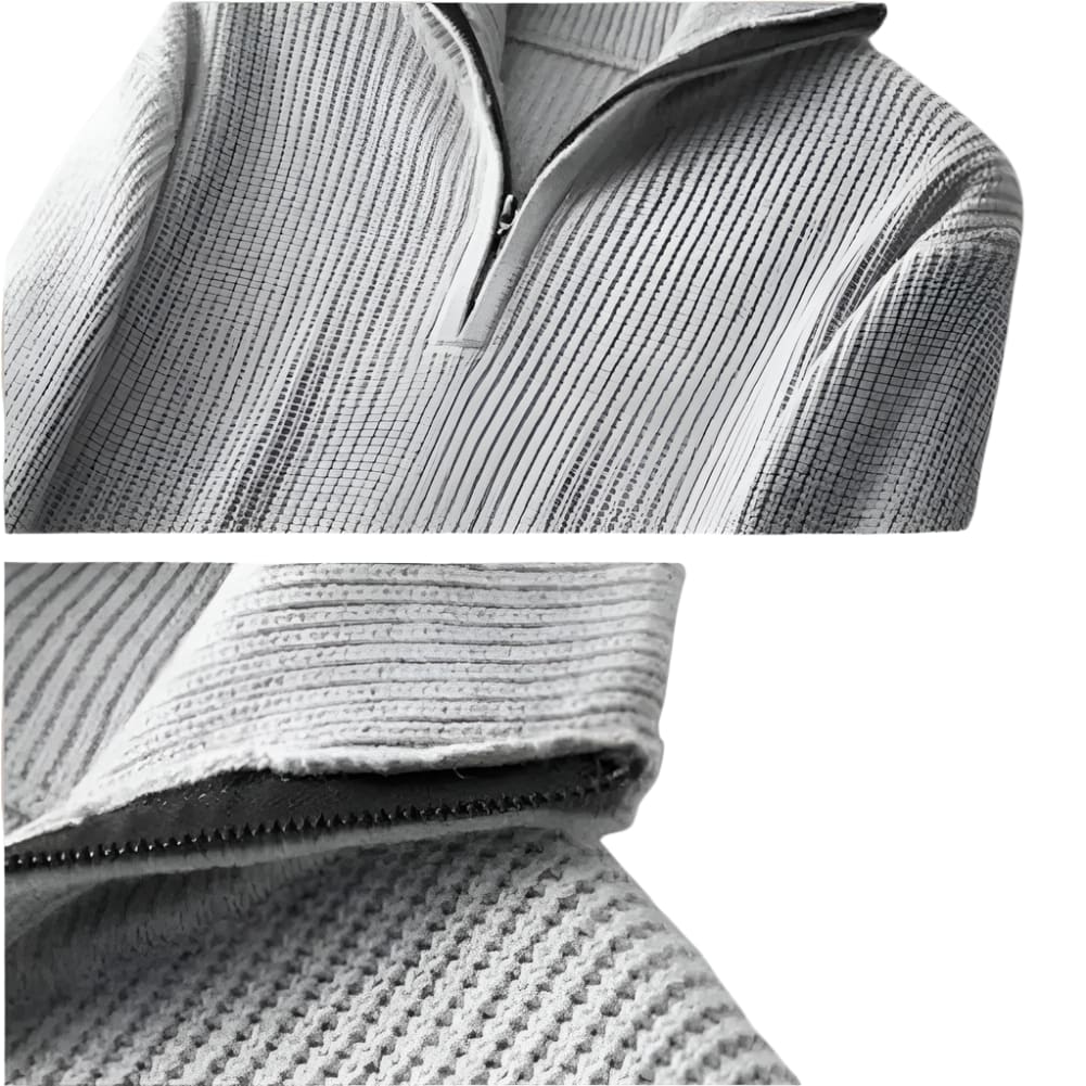 Horace Merino Wool Quarter Zip Sweater_4