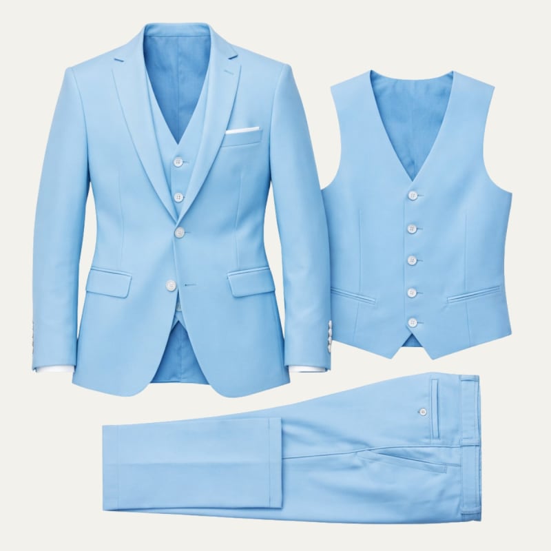 Billy Tailored Fit Three Piece Suit_1