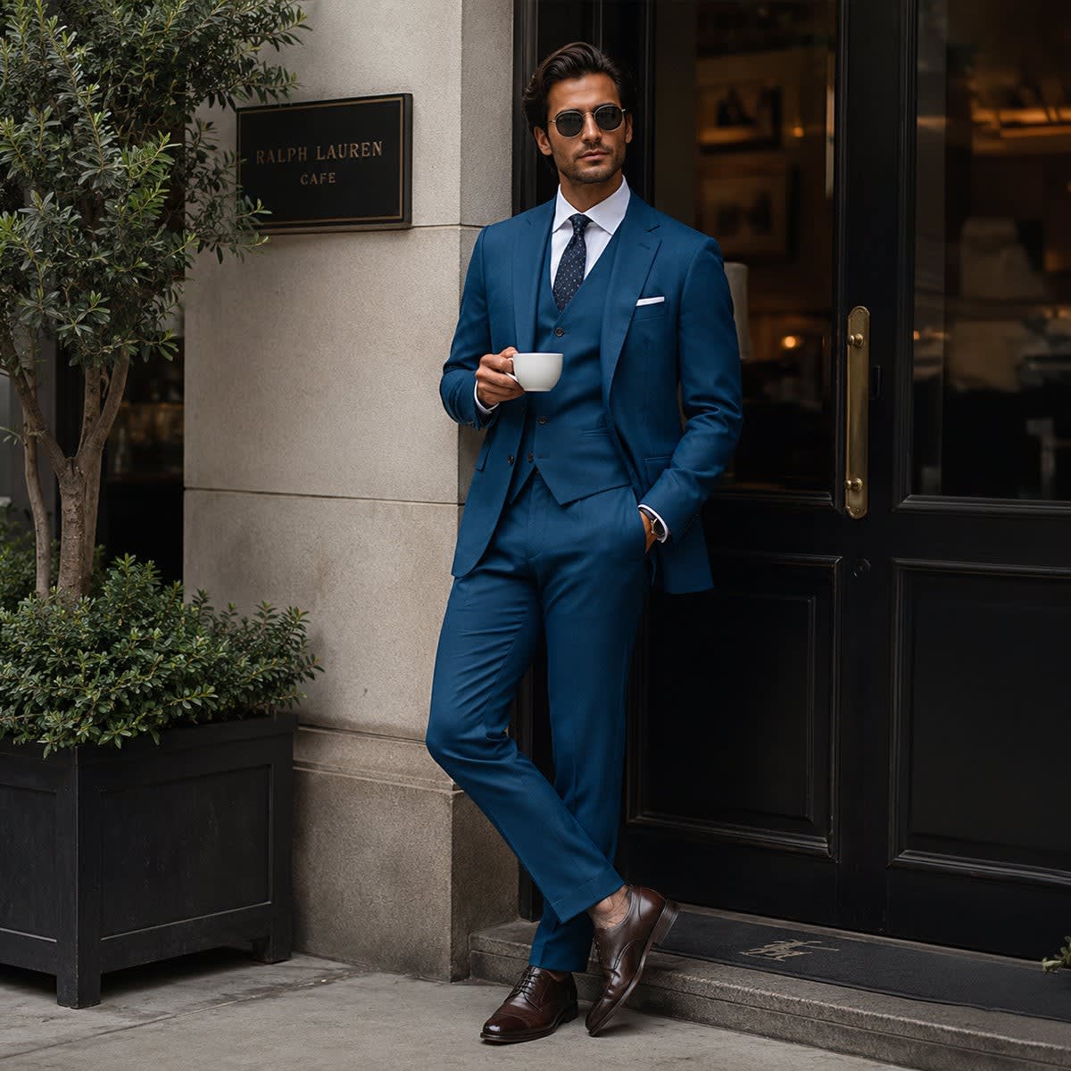 Billy Tailored Fit Three Piece Suit_12