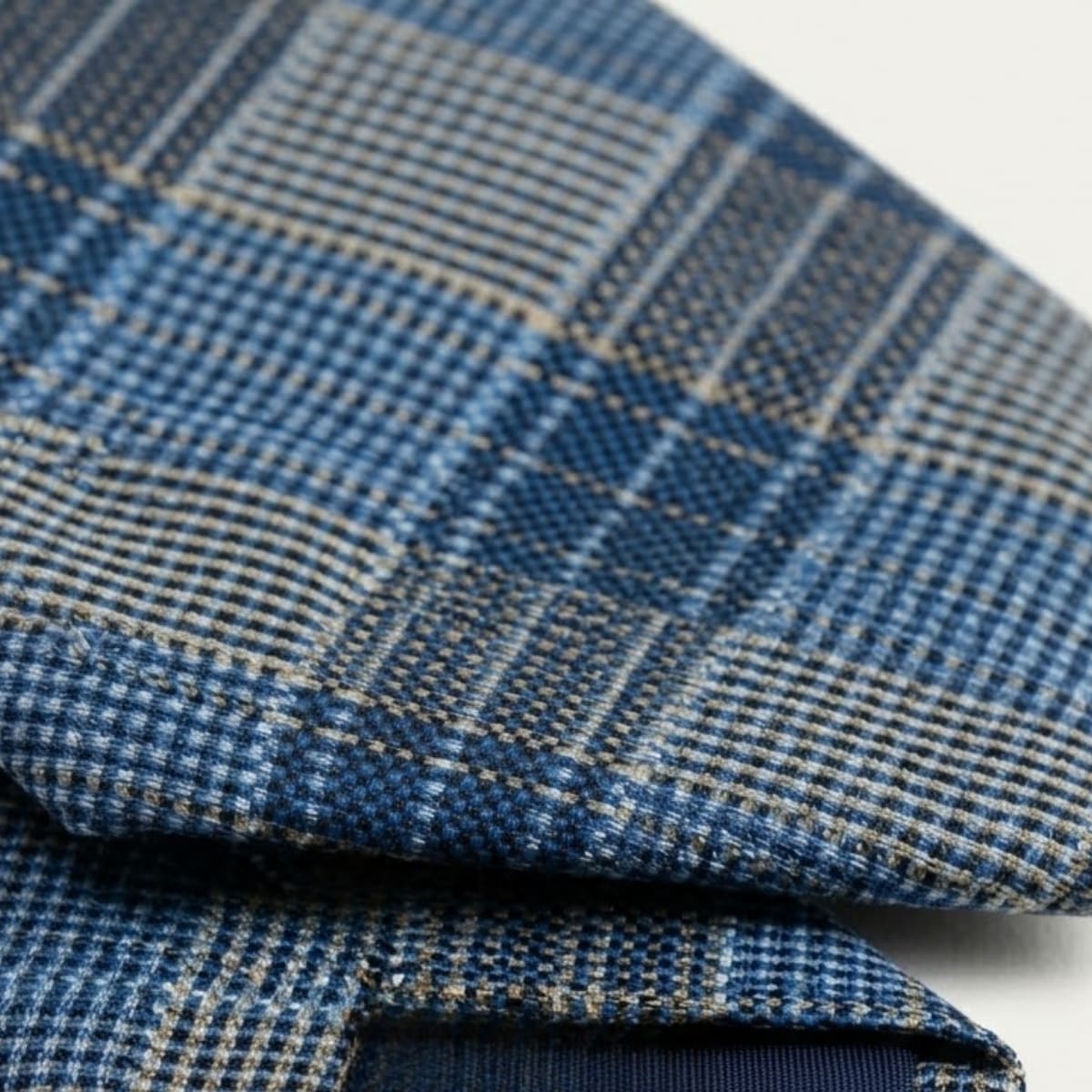 Dan Blue Check Necktie_5