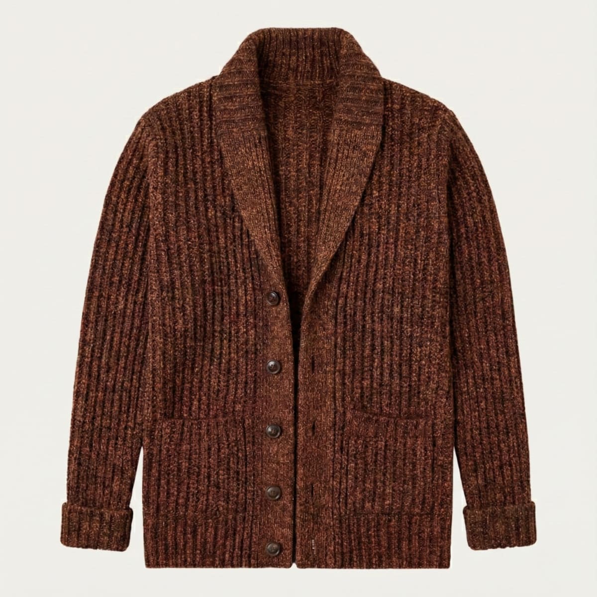 Tucker Chunky Knit Shawl Collar Cardigan_3