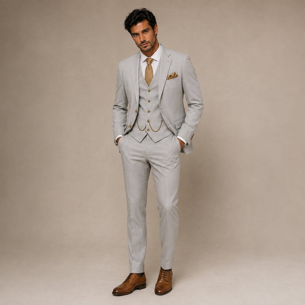 Atticus Wedding Slim Fit 3 Piece Suit_6