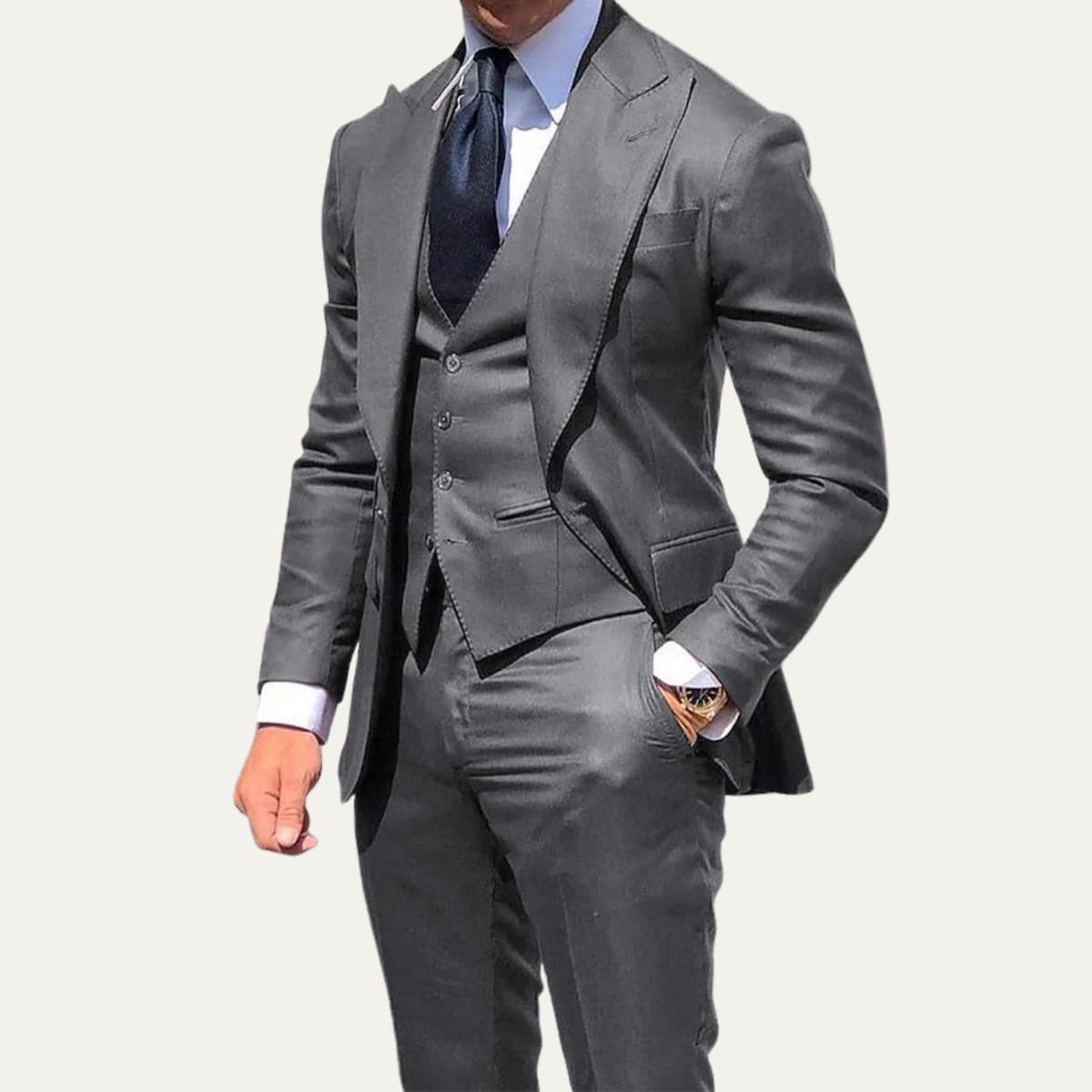 Brian Wool Blend Three Piece Suit_3