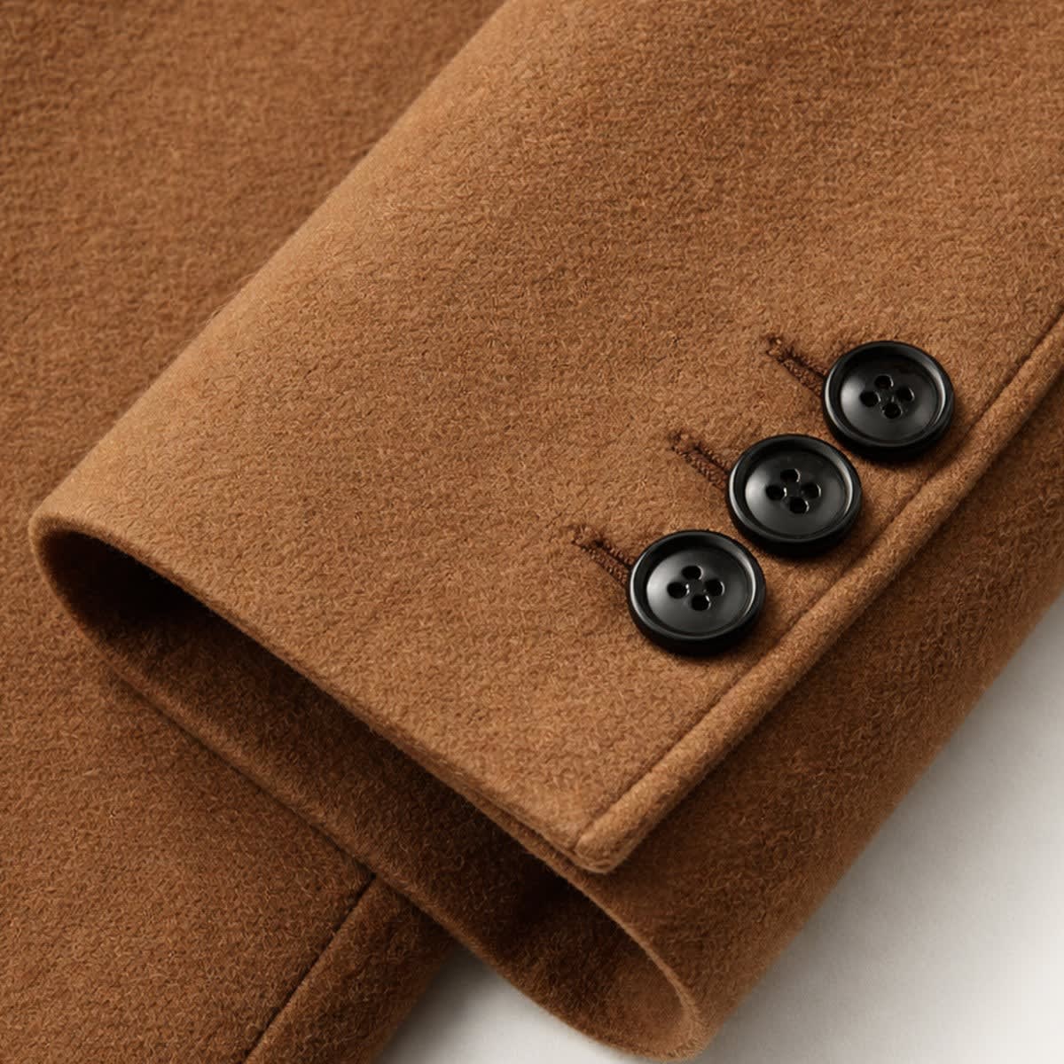 Jose Cotton Blend Double Breasted Overcoat_3