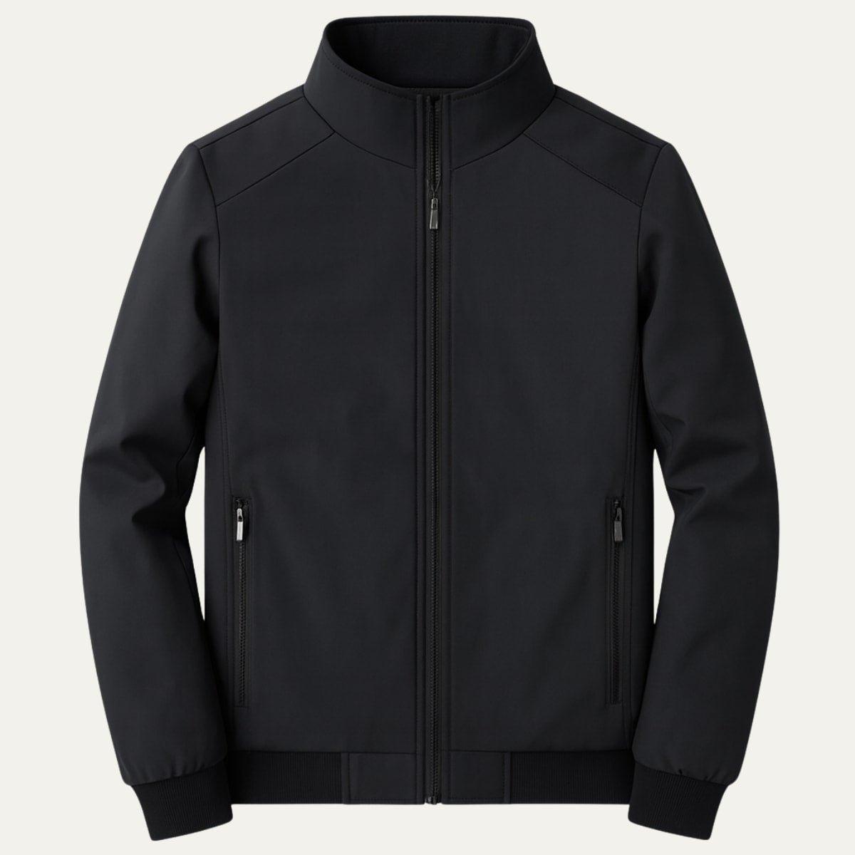 Kai Fleece Lined Stand Collar Jacket_7