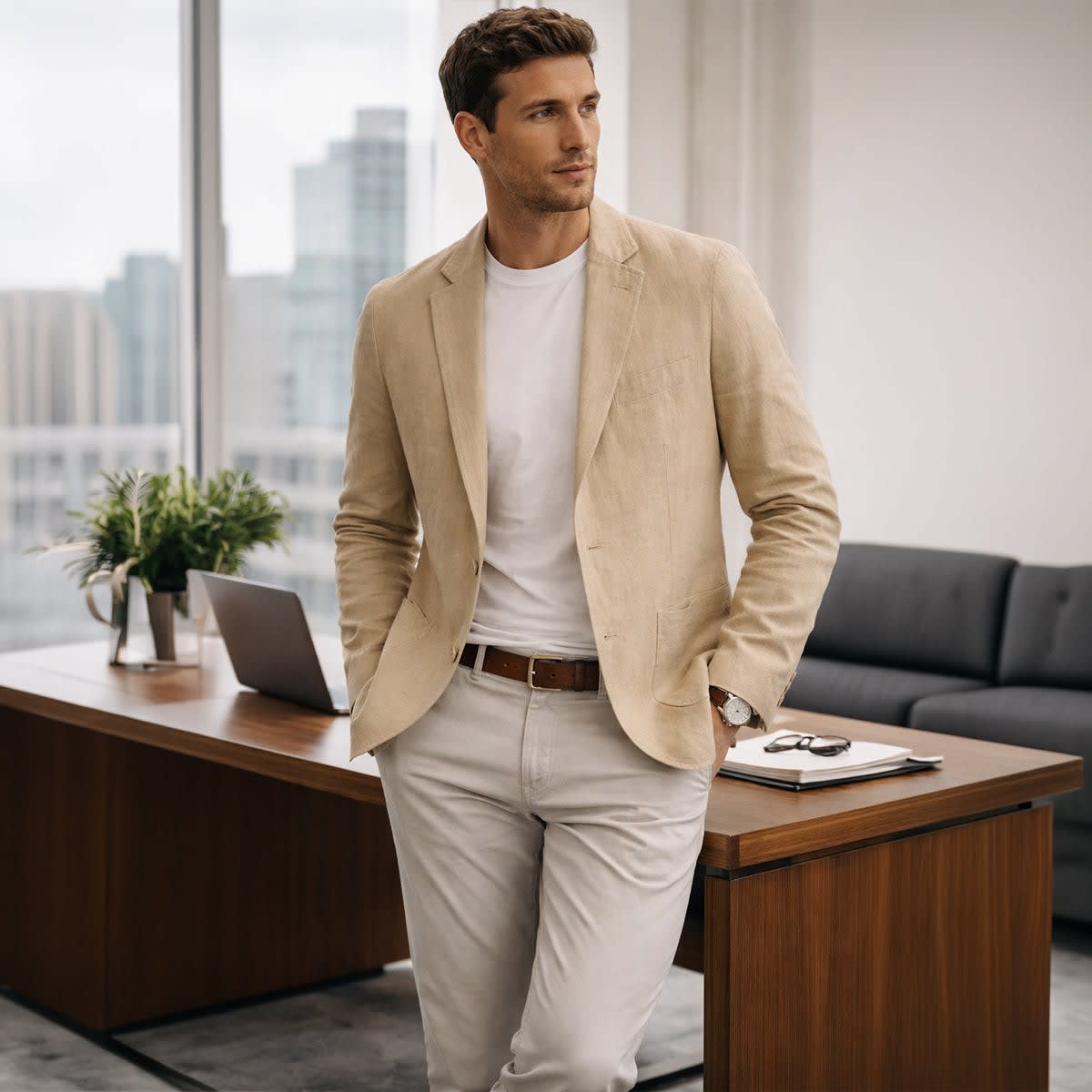 Amos Linen Wedding Guest Blazer_14