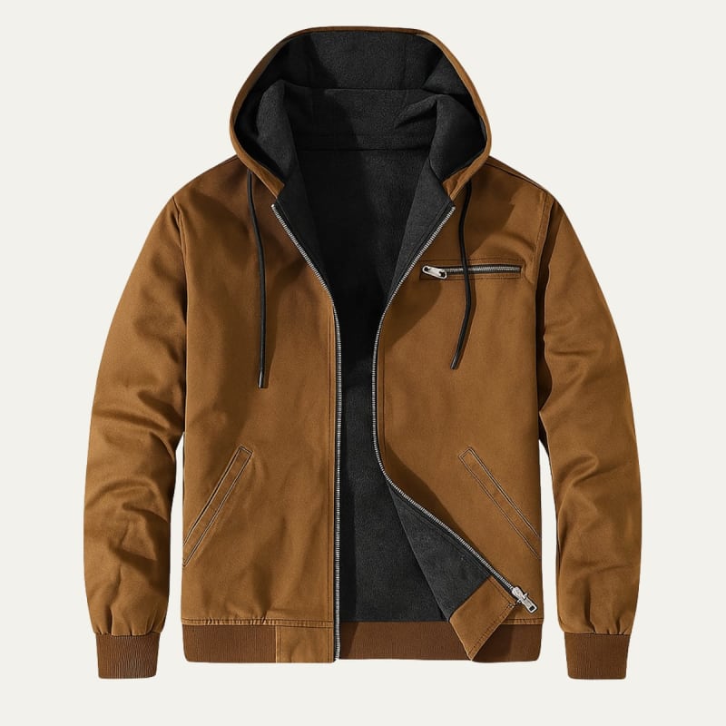 Jayden Fleece Lined Hooded Jacket_1