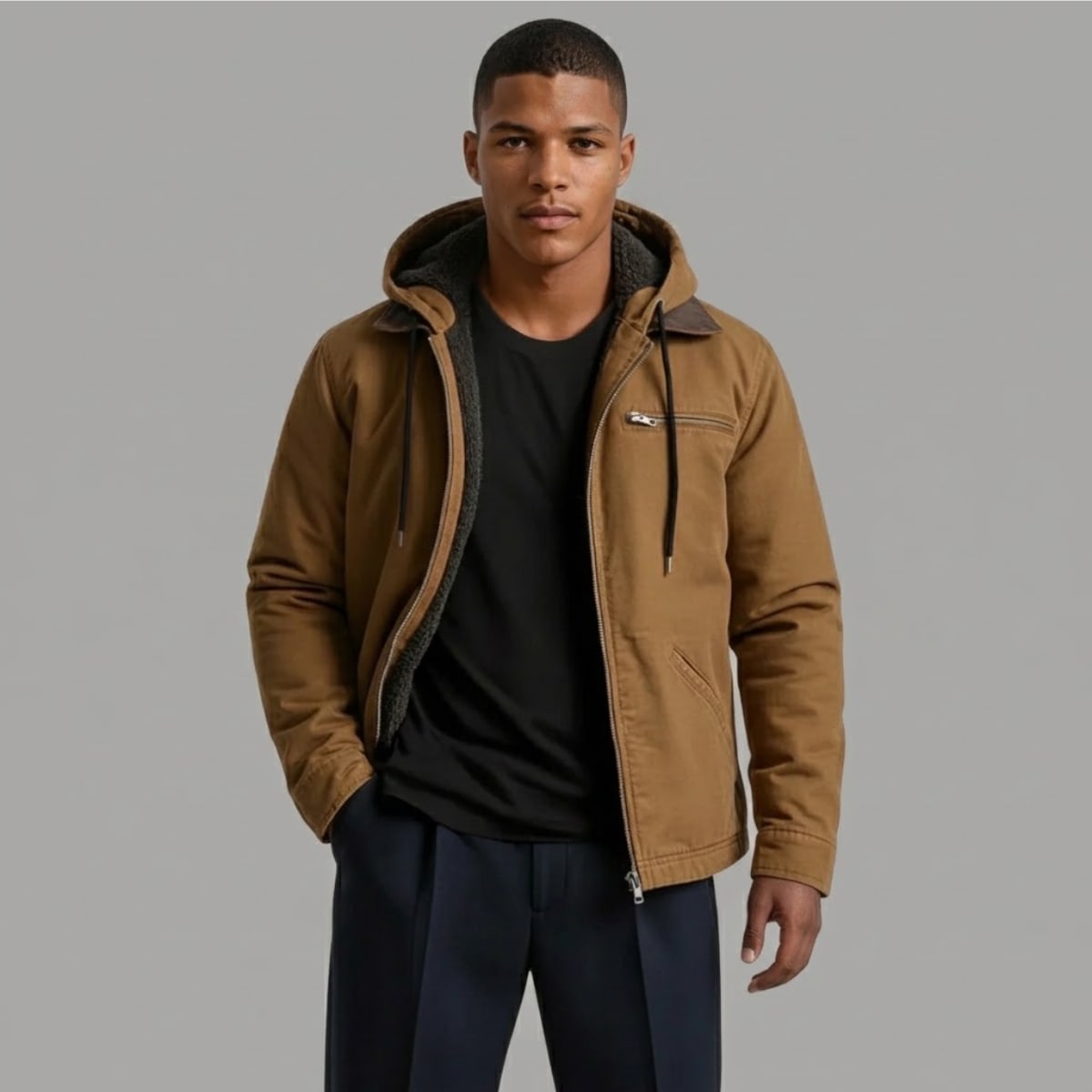 Jayden Fleece Lined Hooded Jacket_3