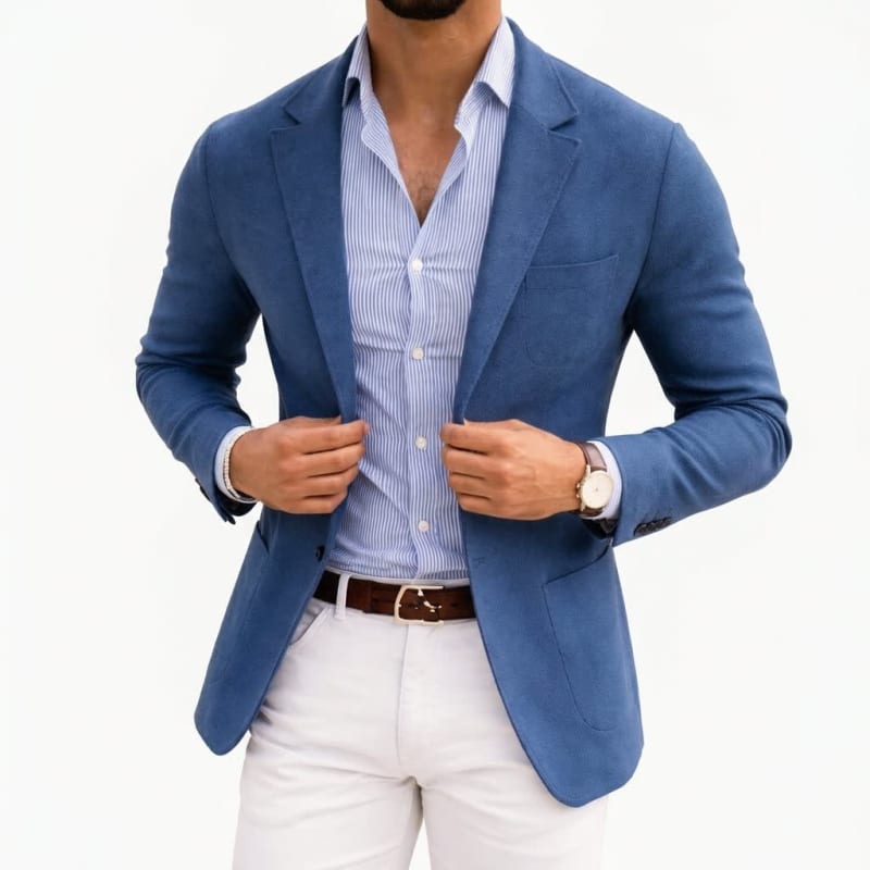 Ethan Soft Knit Tailored Blazer_1