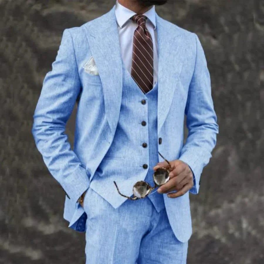 Dominic Three Piece Suit With Vest_2