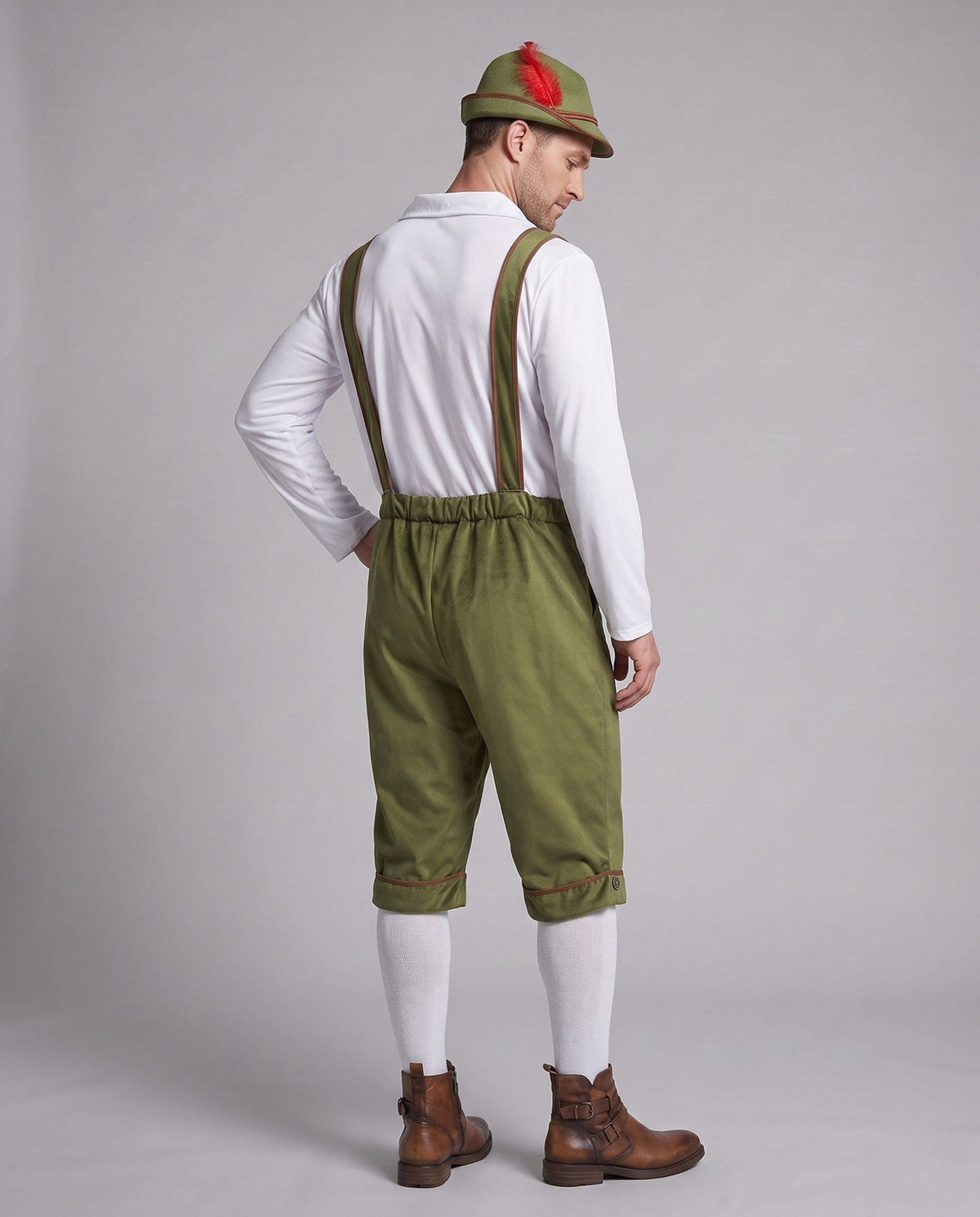 Allan Embroidered Bavarian Lederhosen Pants_3
