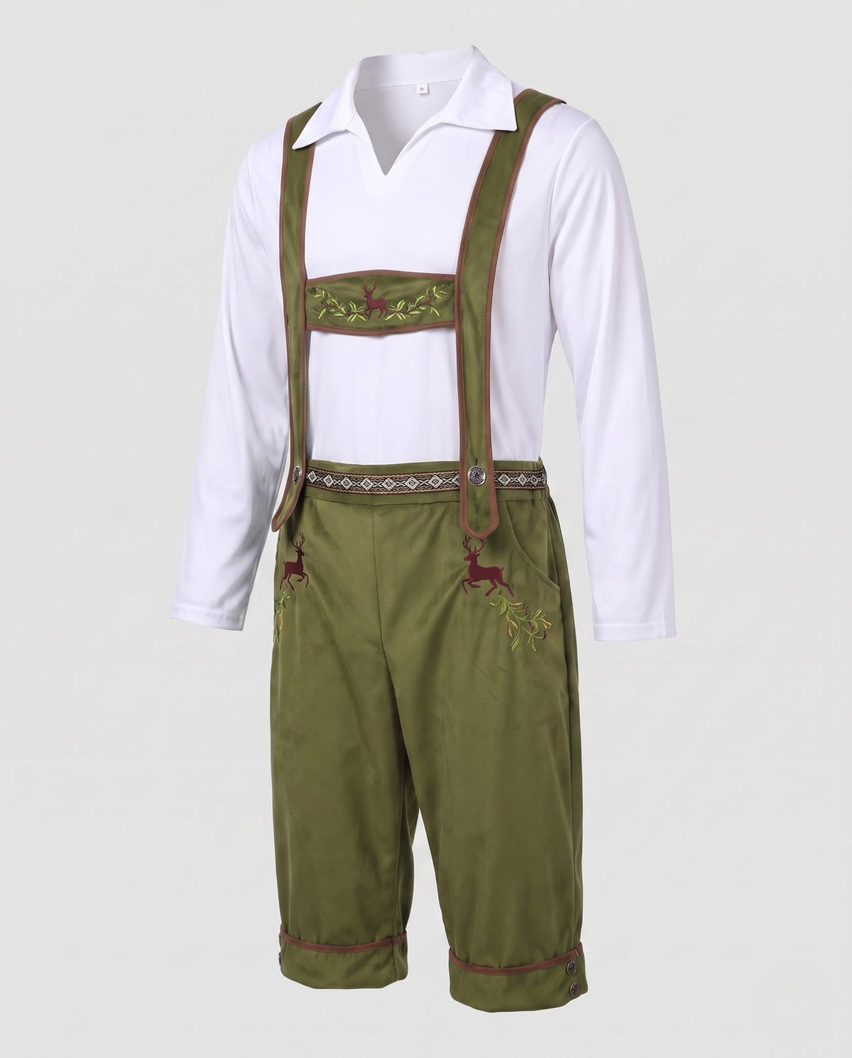 Allan Embroidered Bavarian Lederhosen Pants_5