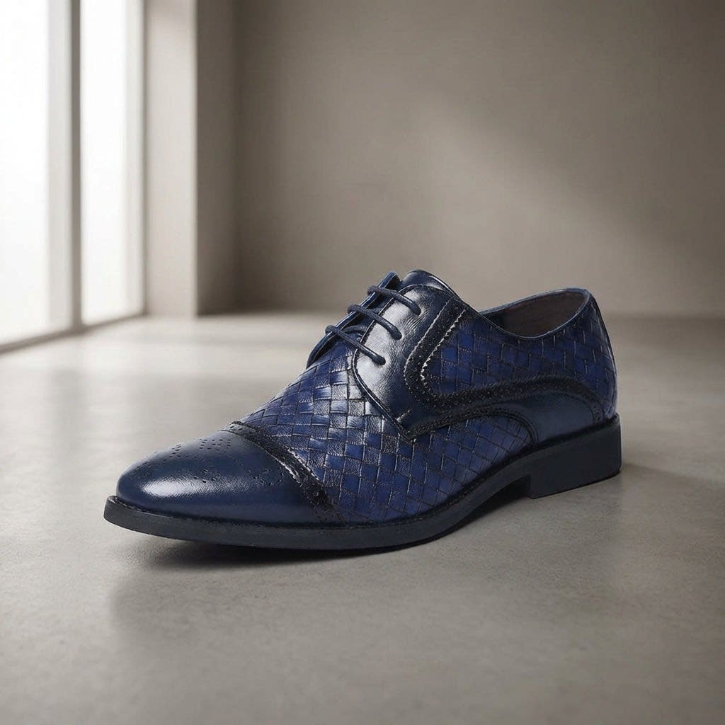 Sheldon Italian Leather Brogue Oxford Shoes_13