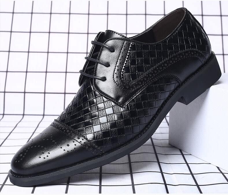 Sheldon Italian Leather Brogue Oxford Shoes_5