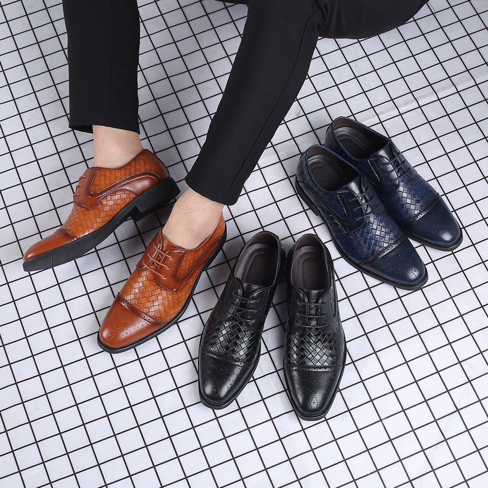 Sheldon Italian Leather Brogue Oxford Shoes_6