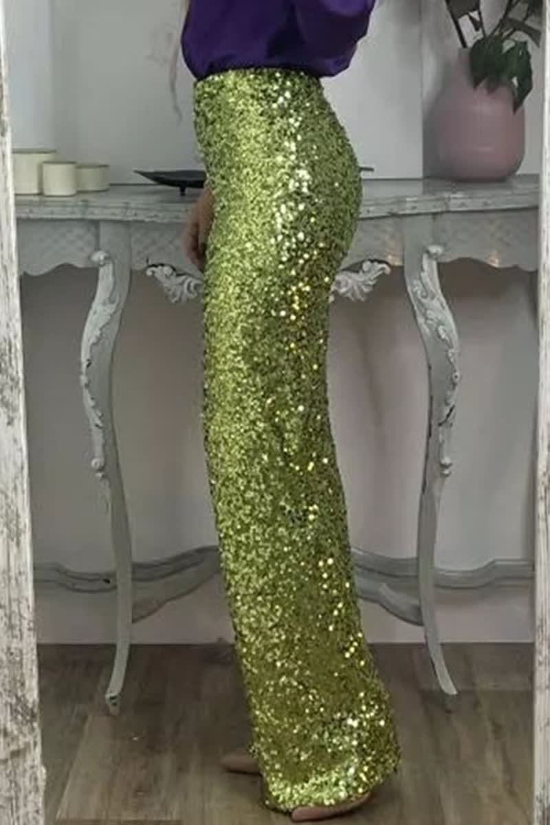 Macarena Sequin Straight Leg Pants_4