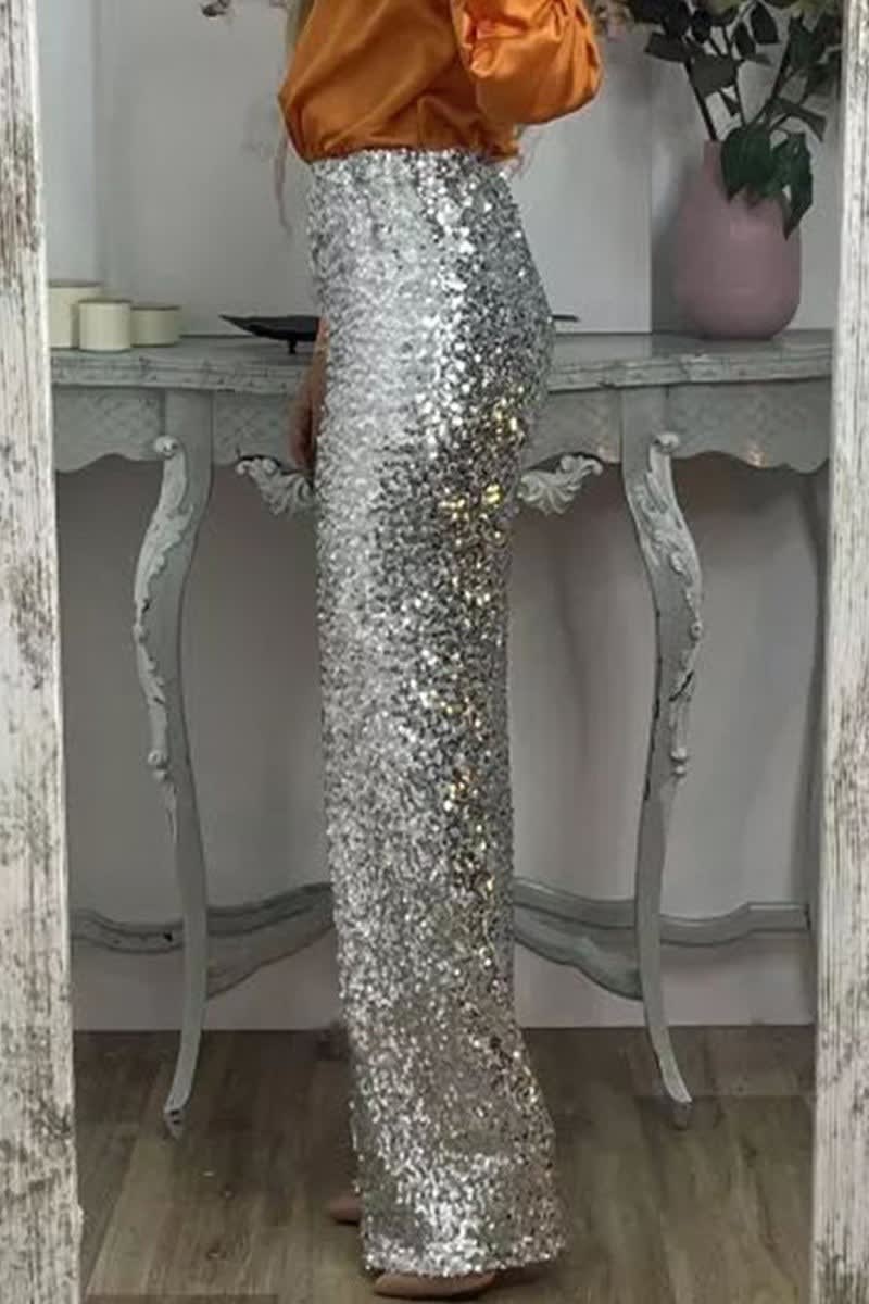 Macarena Sequin Straight Leg Pants_6